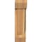Ekena Millwork Traditional Slat Rough Sawn Bracket w/ Offset Brace, Western Red Cedar, 6"W x 14"D x 22"H BKT0604X14X22TRA06RWR - alternate 2